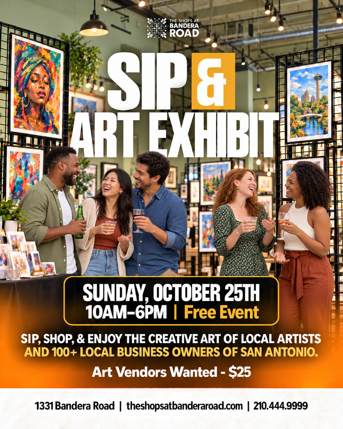 Sip & Art Exhibit - Vendors